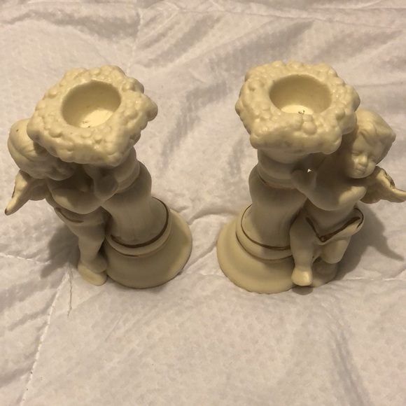 Cherub Angels candle holders - Picture 4 of 5
